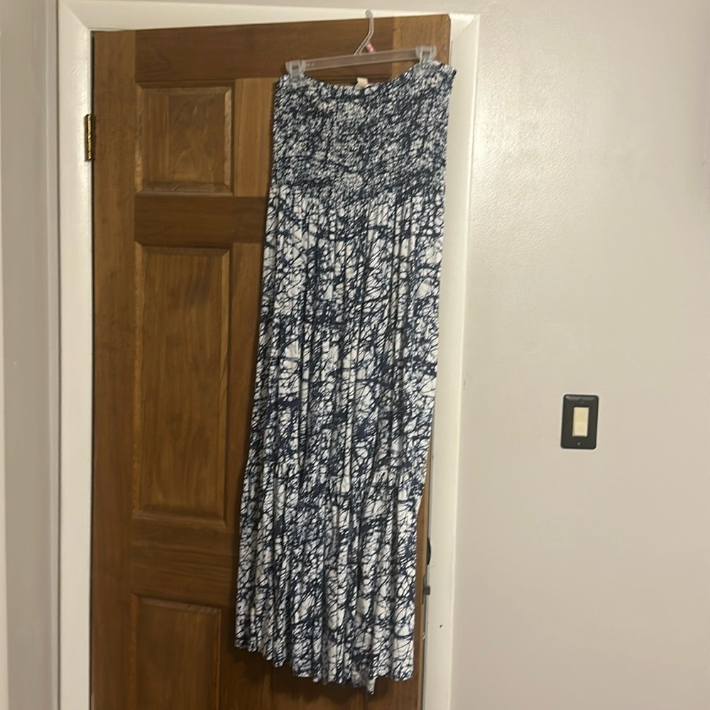 Michael Kors Tie-Dyed Convertible Maxi Skirt/Strapless Dress! Size Large. Great!